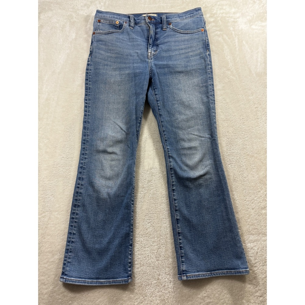 Madewell Womens Cali Demi-Boot High Rise Blue Jeans 29 Meas: 32x26